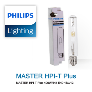 Bóng đèn cao áp Metal Halide Philips MASTER HPI-T Plus 400W/645 E40 dạng thẳng