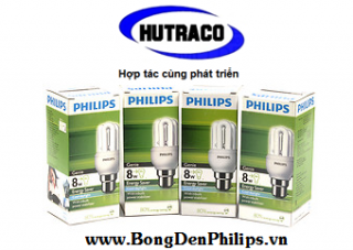 Philips compact fluorescent lamps 8W - Essential